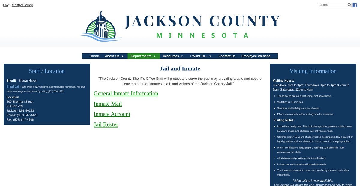 Preview of co.jackson.mn.us