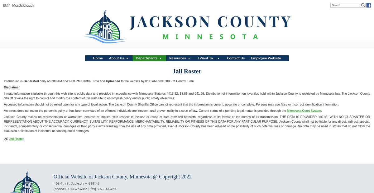 Preview of co.jackson.mn.us