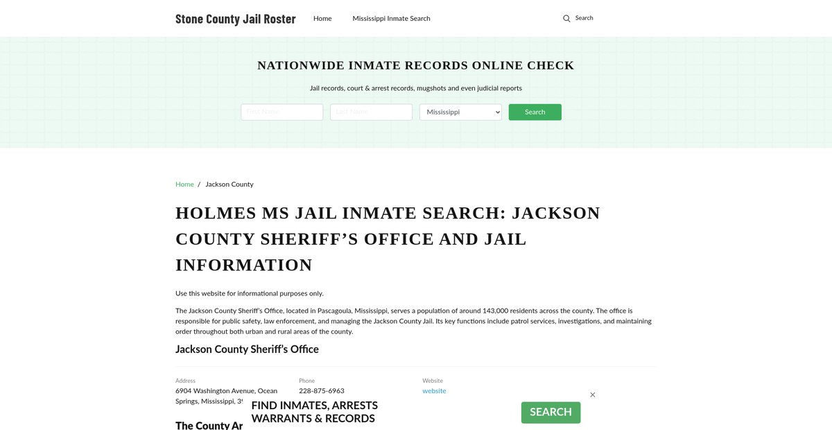 Preview of stonecountygov.com