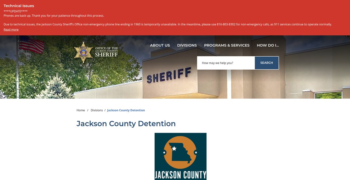 Preview of jacksoncountysheriff.org