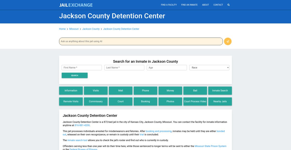 Preview of jailexchange.com