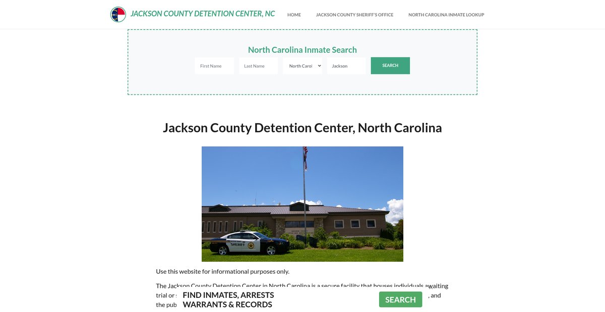 Preview of jacksoncountydetentionnc.org