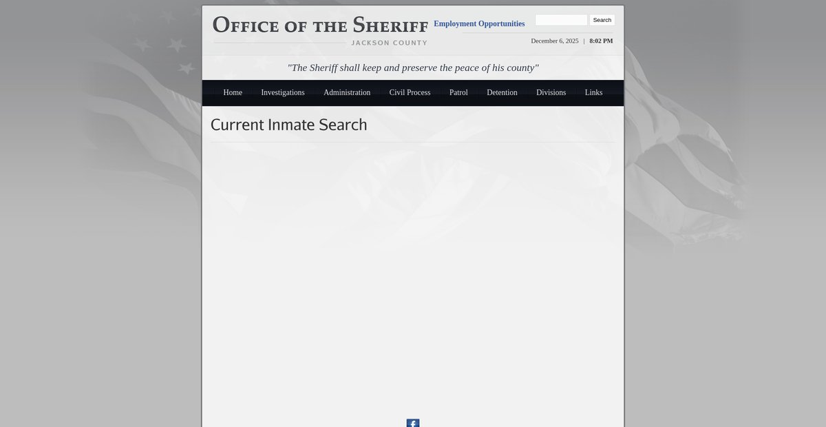 Preview of sheriff.jacksonnc.org