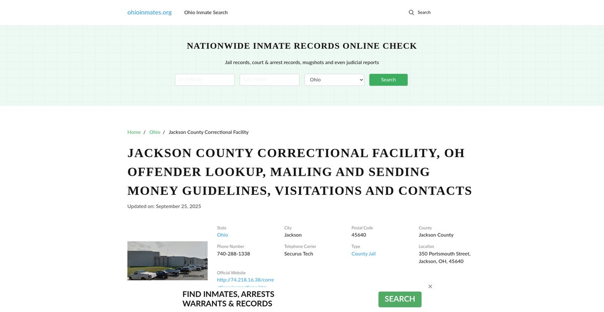 Preview of ohioinmates.org
