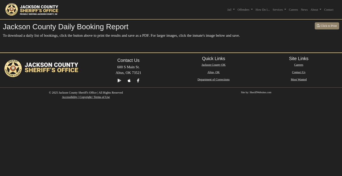 Preview of jacksoncountyso.com