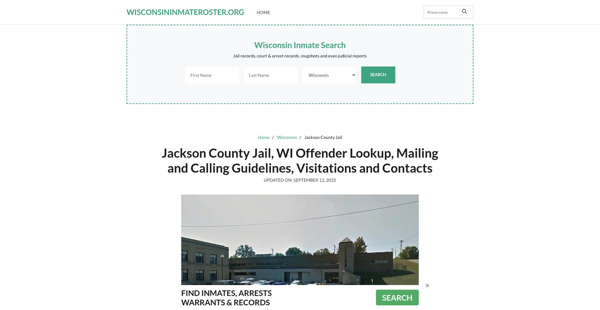 Preview of wisconsininmateroster.org