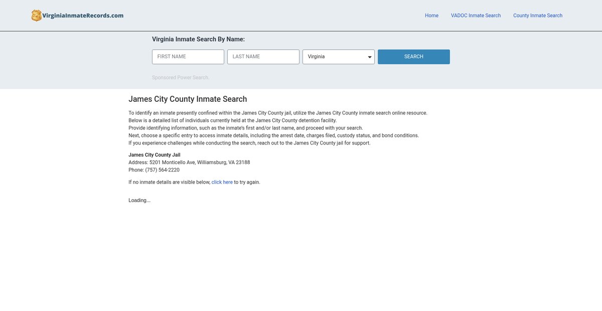 Preview of virginiainmaterecords.com