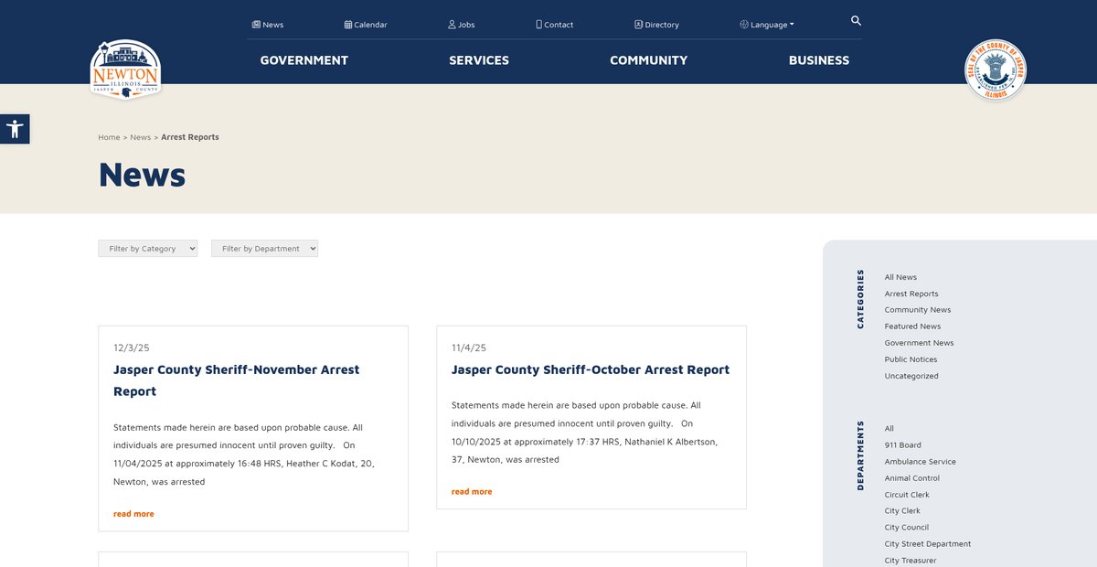 Preview of jaspercountyillinois.gov