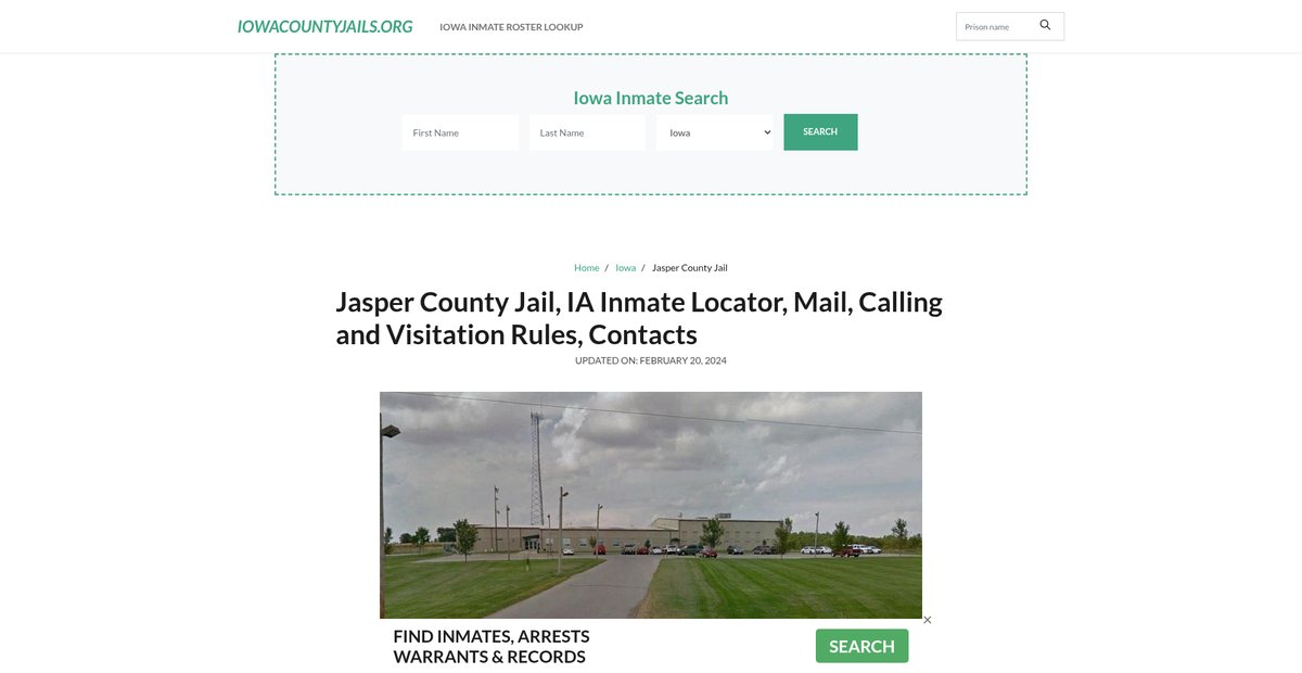 Preview of iowacountyjails.org