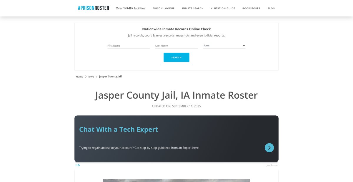 Preview of prisonroster.com