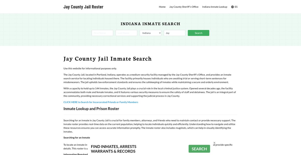 Preview of jaycountyjail.org