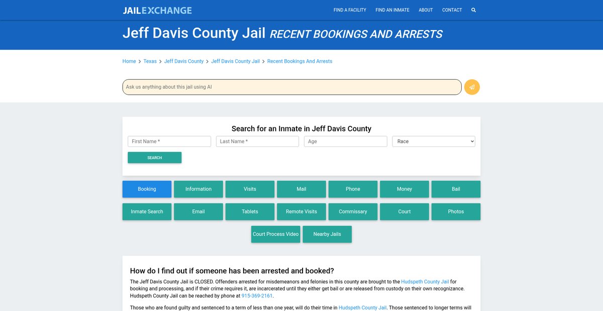 Preview of jailexchange.com