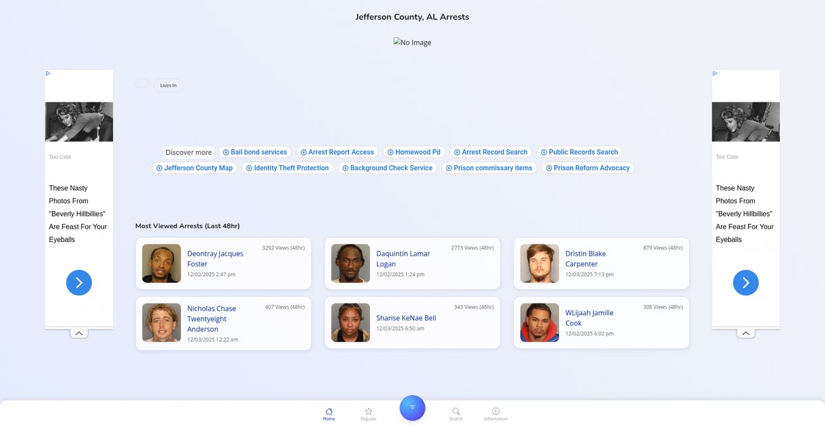 Preview of jeffersoncountyal.publicjailrecords.com