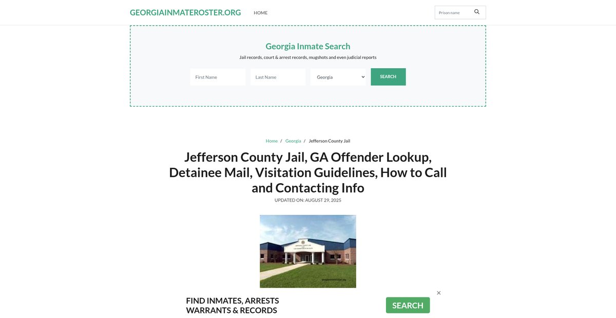 Preview of georgiainmateroster.org