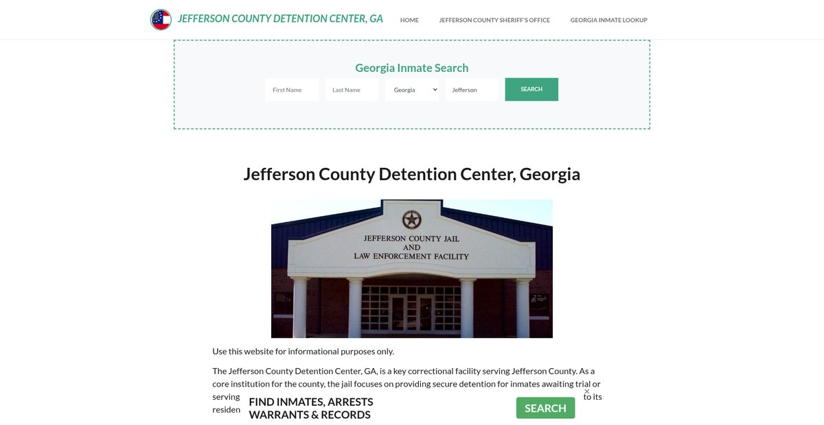 Preview of jeffersoncountydetentionga.org