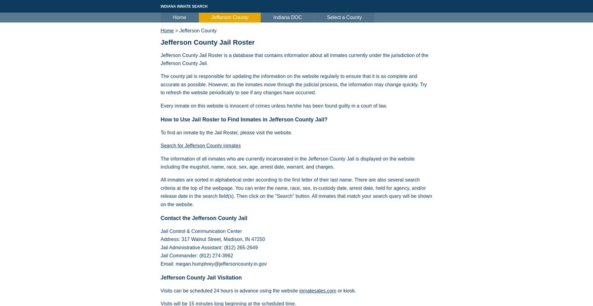 Preview of ininmatesearch.org