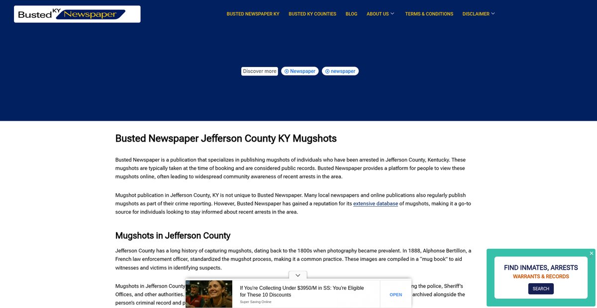 Preview of bustednewspaper-ky.com