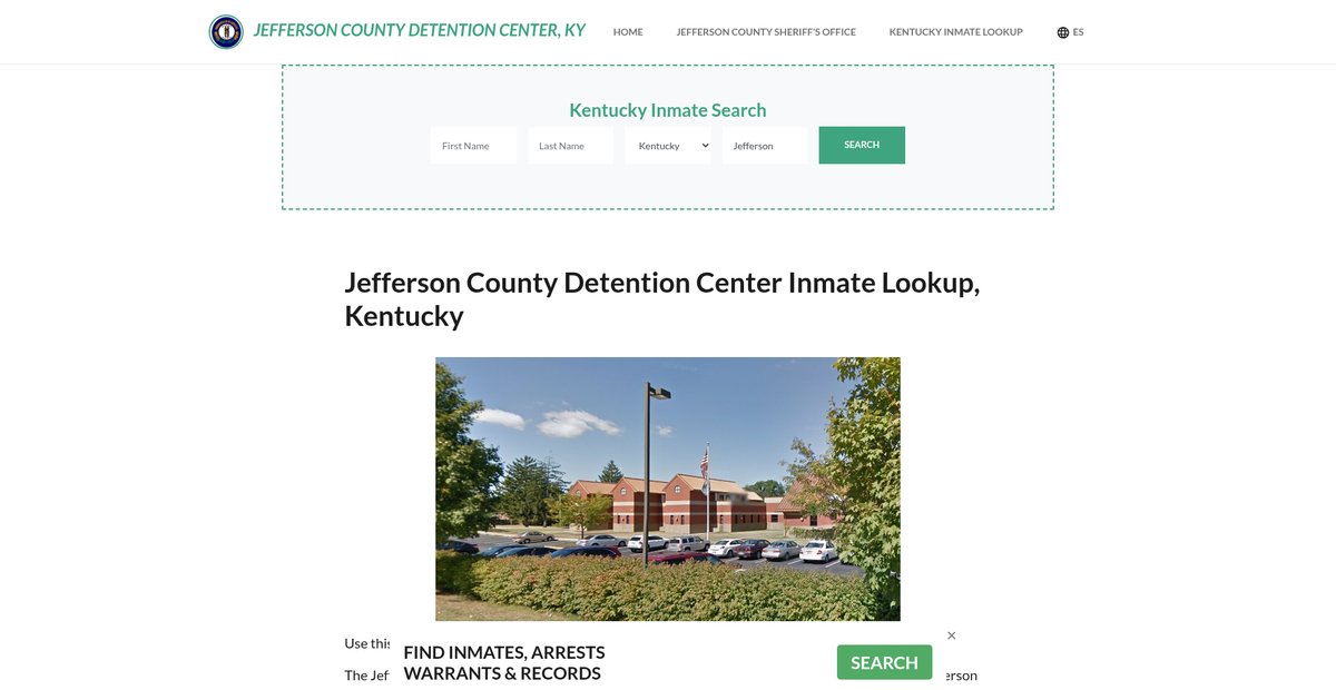 Preview of jeffersoncountydetentionky.org