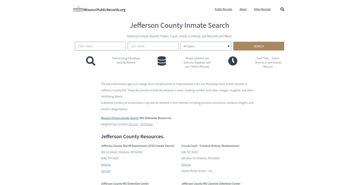 Preview of missouripublicrecords.org
