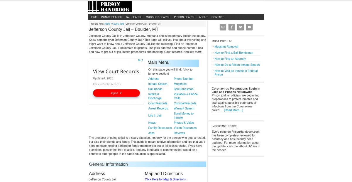 Preview of prisonhandbook.com