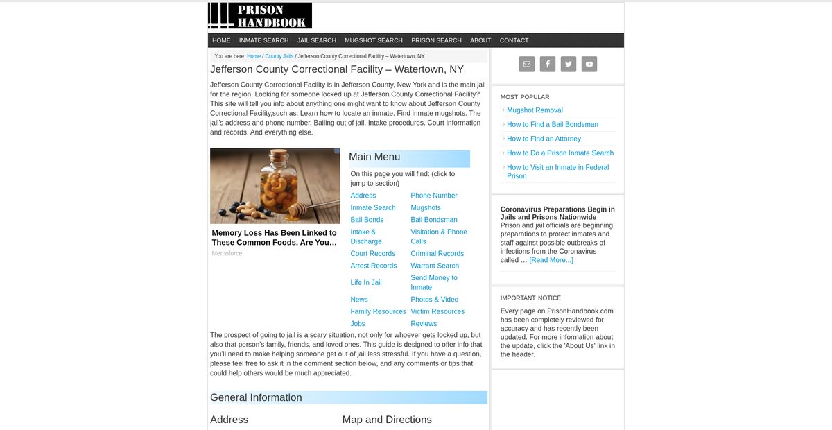 Preview of prisonhandbook.com