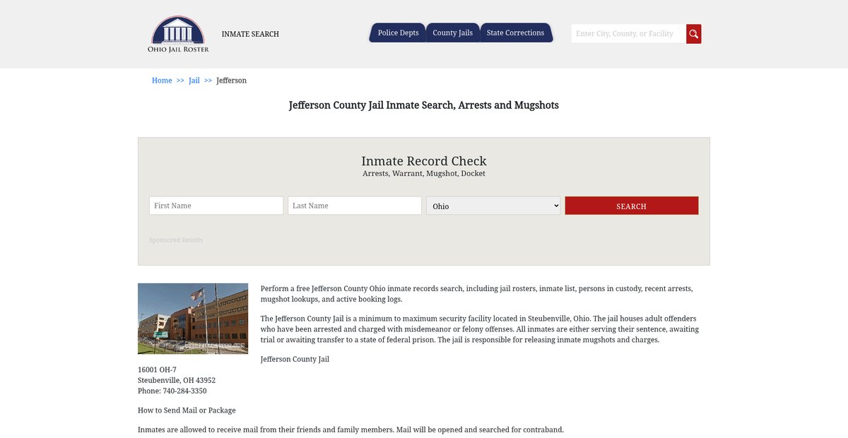 Preview of ohiojailroster.com