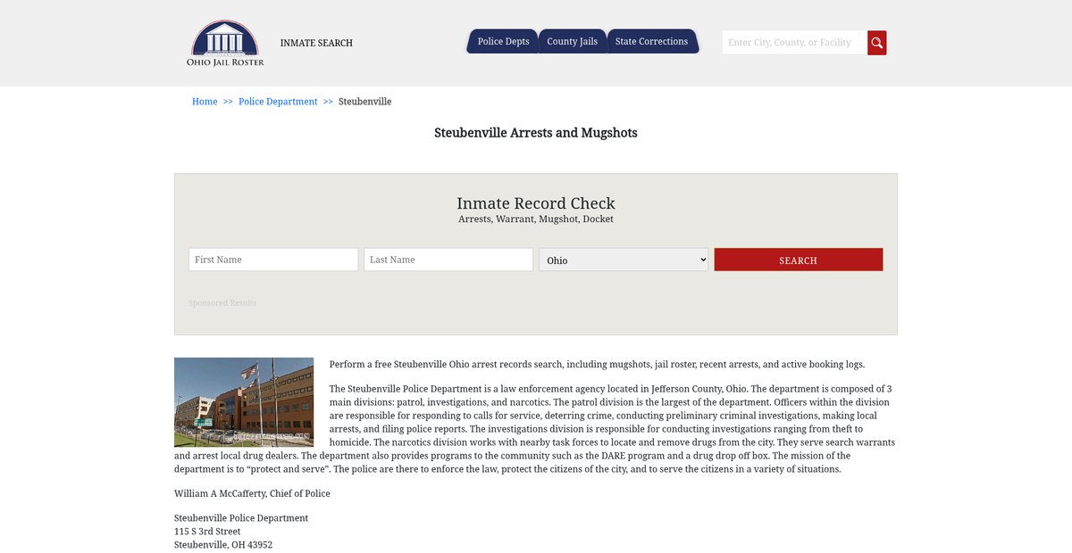 Preview of ohiojailroster.com