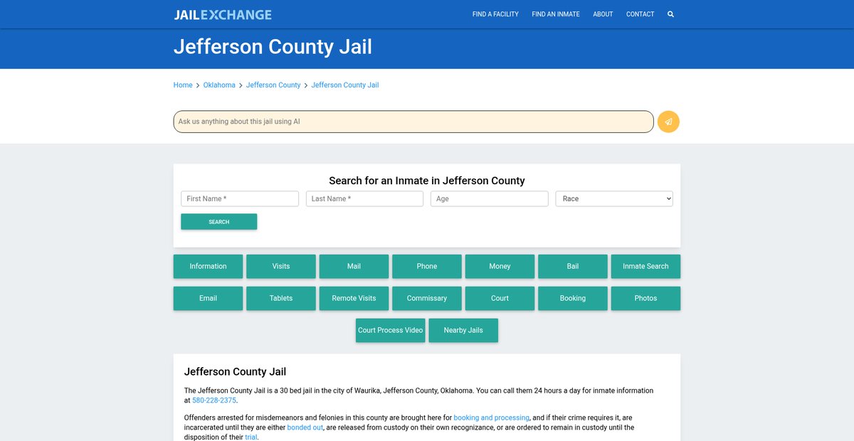 Preview of jailexchange.com