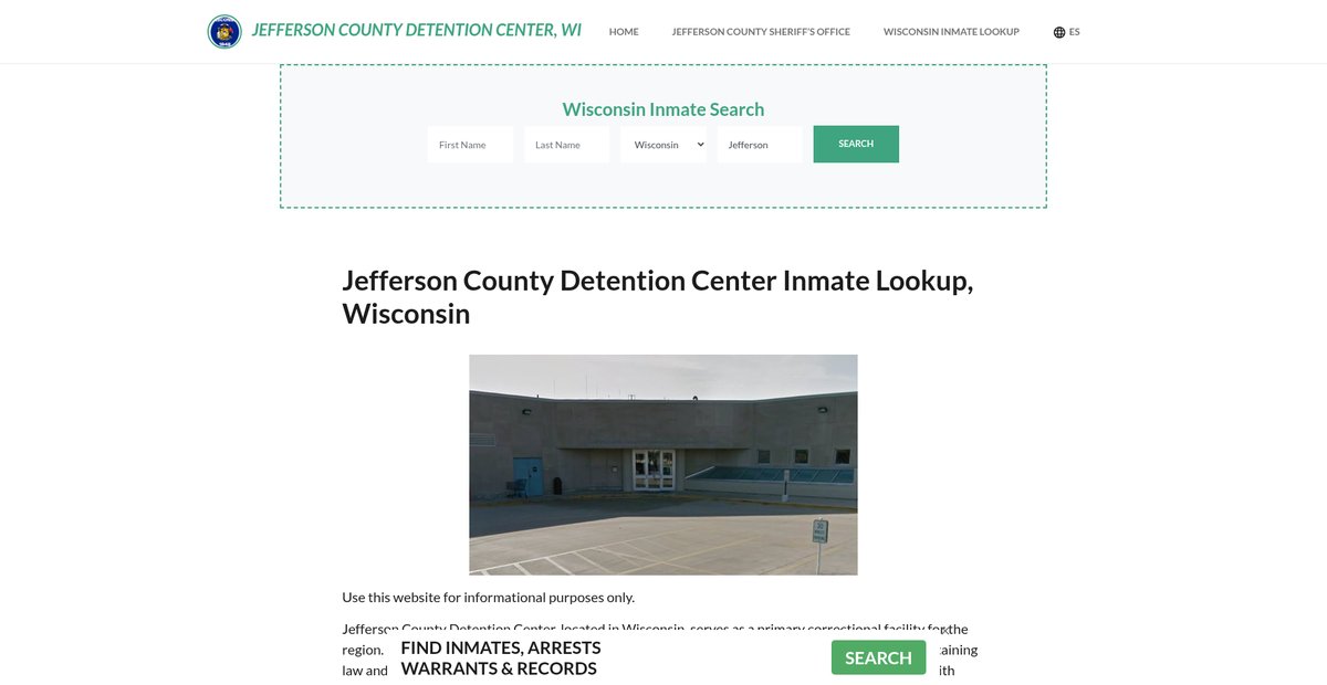 Preview of jeffersoncountydetentionwi.org