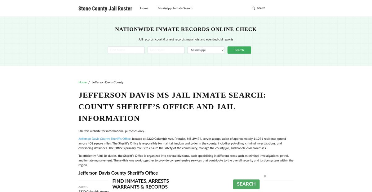 Preview of stonecountygov.com