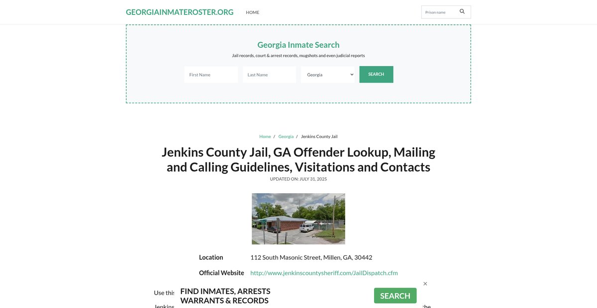 Preview of georgiainmateroster.org