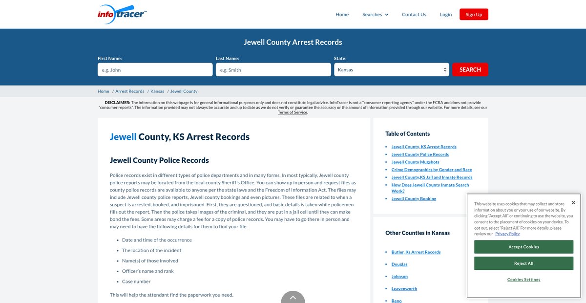 Preview of infotracer.com