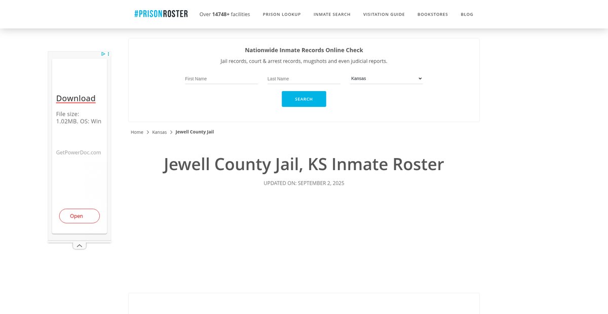 Preview of prisonroster.com