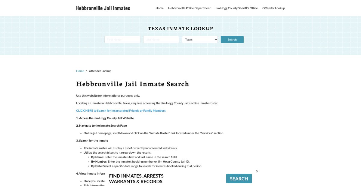 Preview of hebbronvillejail.org
