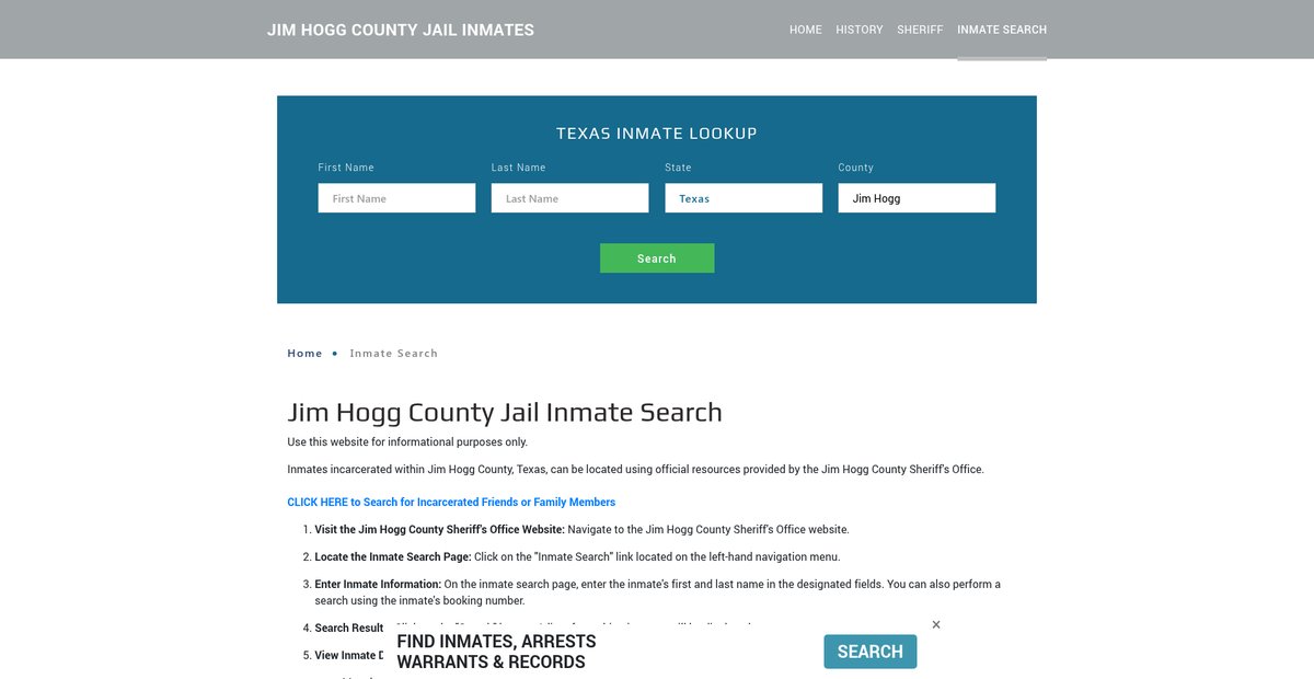 Preview of jimhoggjailroster.org