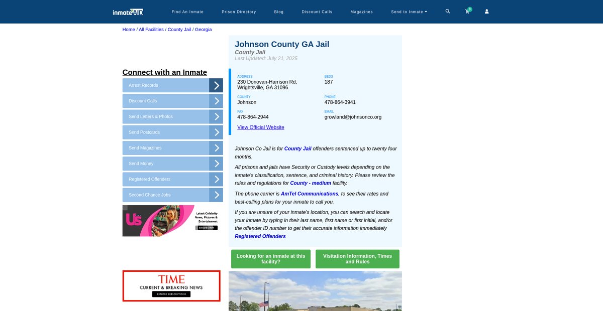 Preview of inmateaid.com