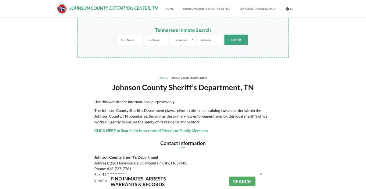 Preview of johnsoncountydetentiontn.org