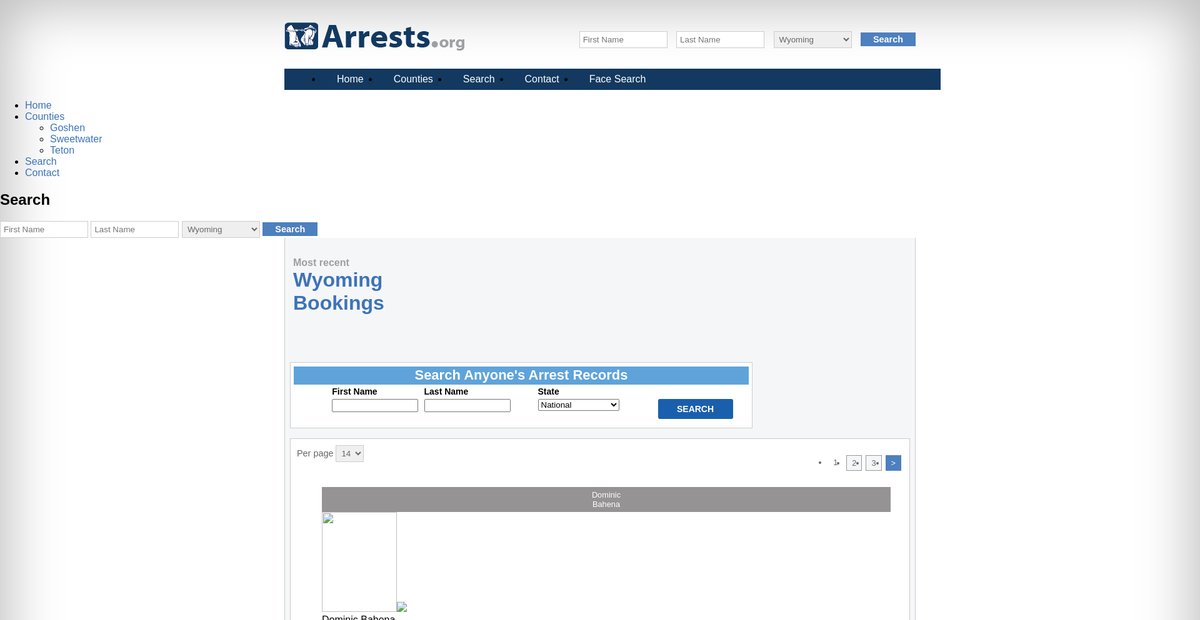 Preview of wyoming.arrests.org