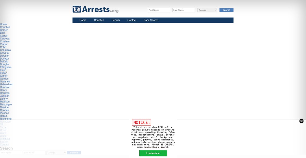 Preview of georgia.arrests.org