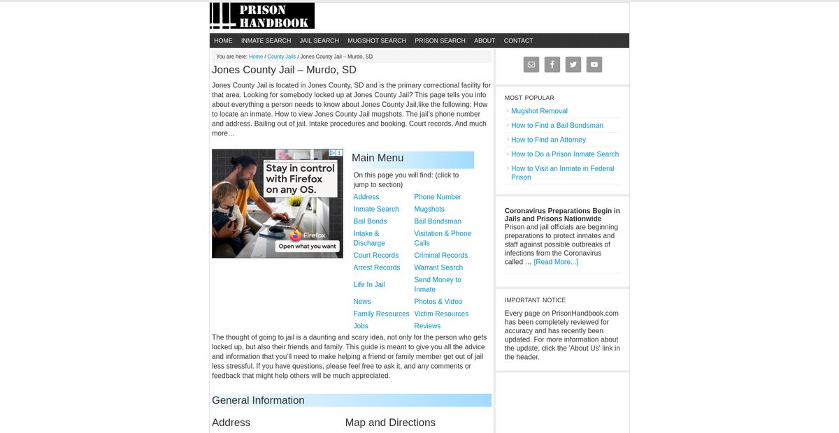 Preview of prisonhandbook.com