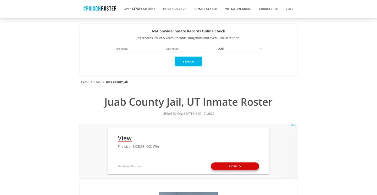 Preview of prisonroster.com