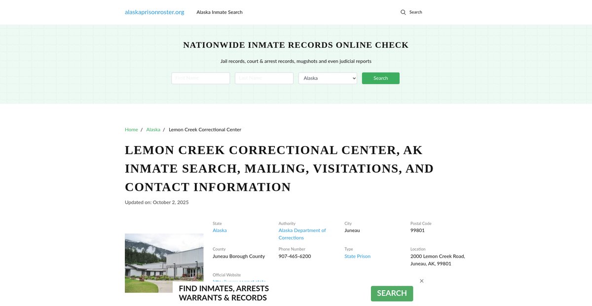Preview of alaskaprisonroster.org