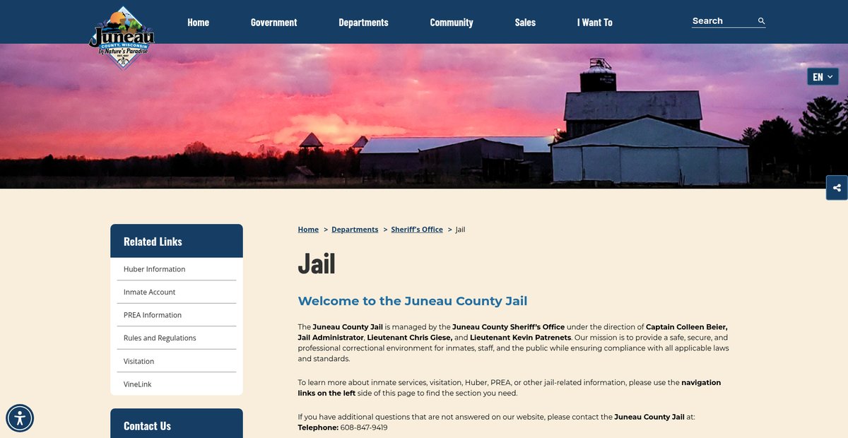 Preview of co.juneau.wi.gov