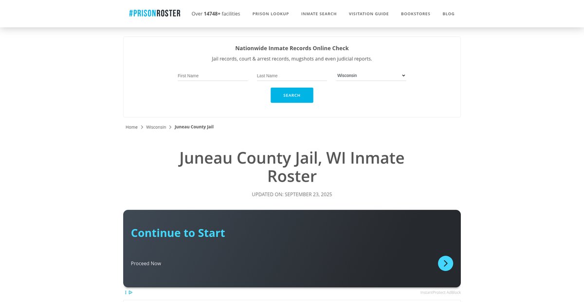 Preview of prisonroster.com