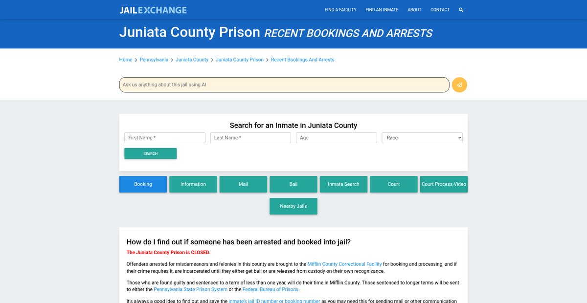 Preview of jailexchange.com