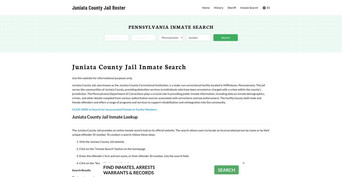 Preview of juniatacountyjail.org