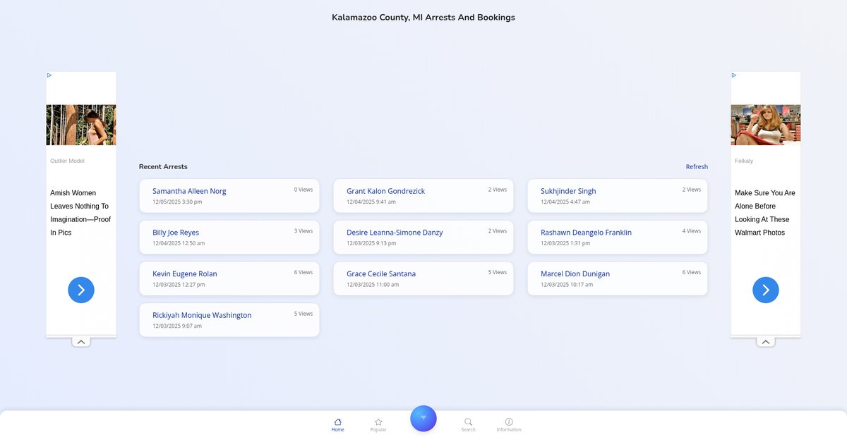Preview of kalamazoocountymi.publicjailrecords.com
