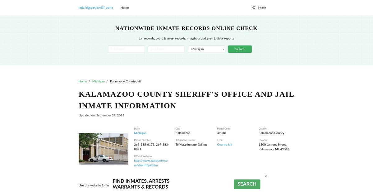 Preview of michigansheriff.com