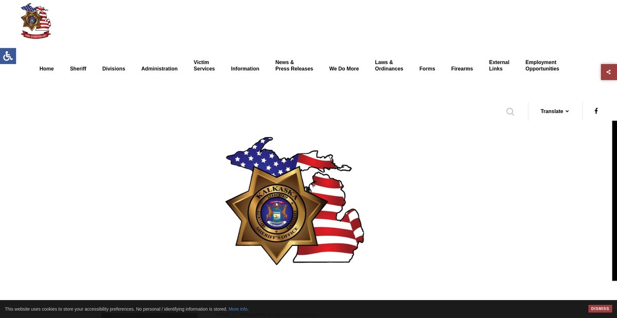 Preview of kalkaskasheriff.net