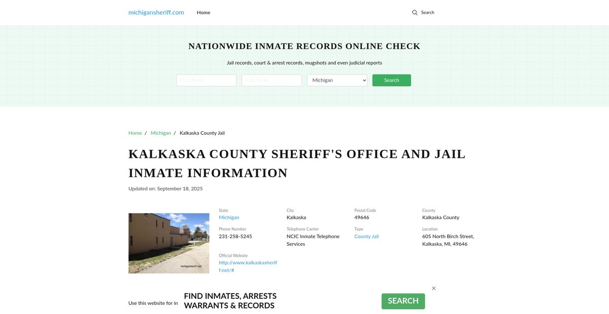 Preview of michigansheriff.com